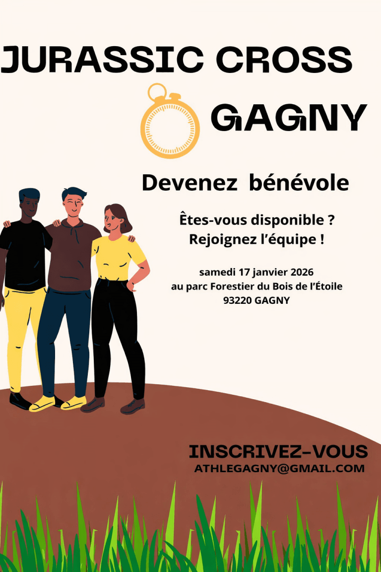 Devenez bénévole pour le Jurassic Cross de Gagny